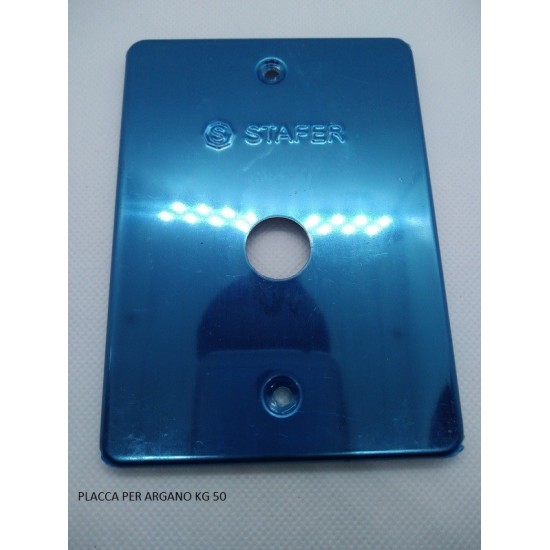 Placche per arganelli - Placca per argano acciaio inox