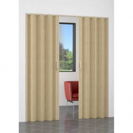 Porta a soffietto senza vetro