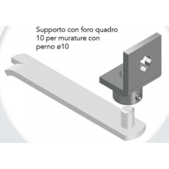 Supporto motore con regolazione verticale