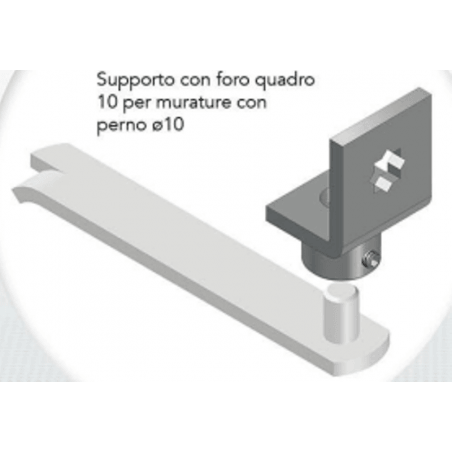 Supporto motore con regolazione verticale