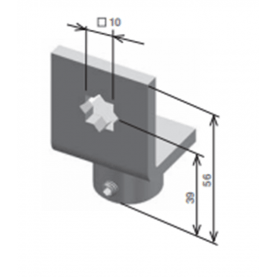 Supporto motore con regolazione verticale