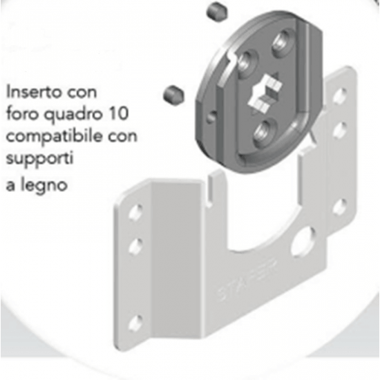 Supporto motore con regolazione verticale