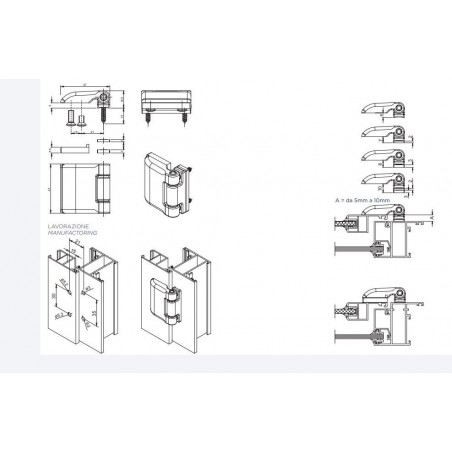 Cerniera per scudo