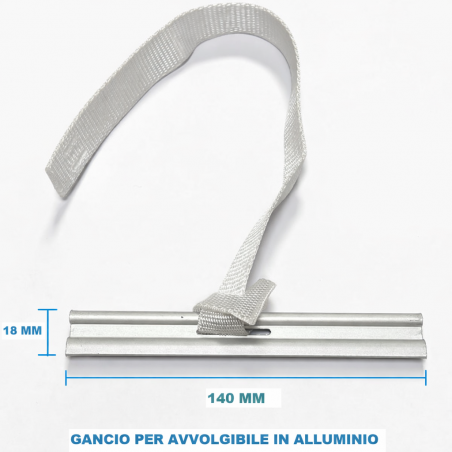 Gancio avvolgibile - Ganci tapparella- In alluminio