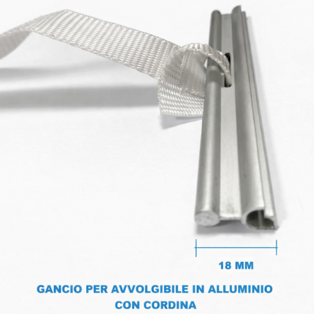 Gancio avvolgibile - Ganci tapparella- In alluminio