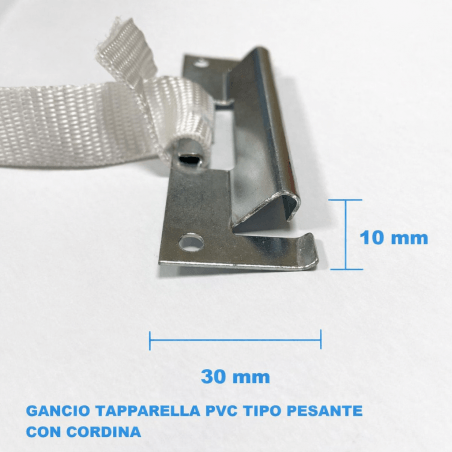 Gancio avvolgibile - Ganci tapparella- In ferro