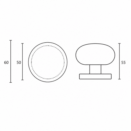 Kit Porta Blindata modello tondo con foro Doppia mappa