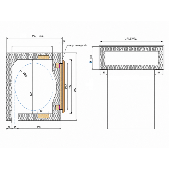 Cassonetto coibentato completo di rullo, cuscinetti e motore